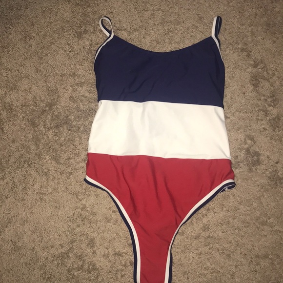 Xhilaration Other - Red white and blue/ American flag swimsuit